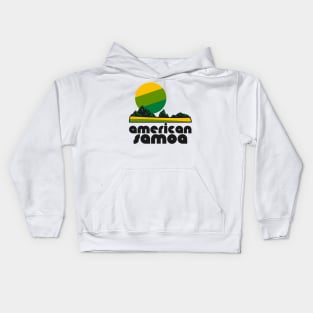 Retro American Samoa ))(( Tourist Souvenir National Park Design Kids Hoodie